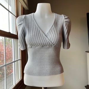 Strong Shoulder Knit Top